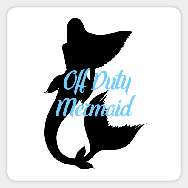 Off Duty Mermaid Sticker by Trashley Banks